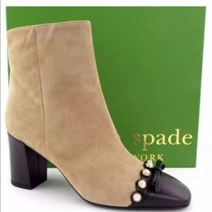 $435 Kate Spade Sz 10.5 NEW Ankle Boots made Italy